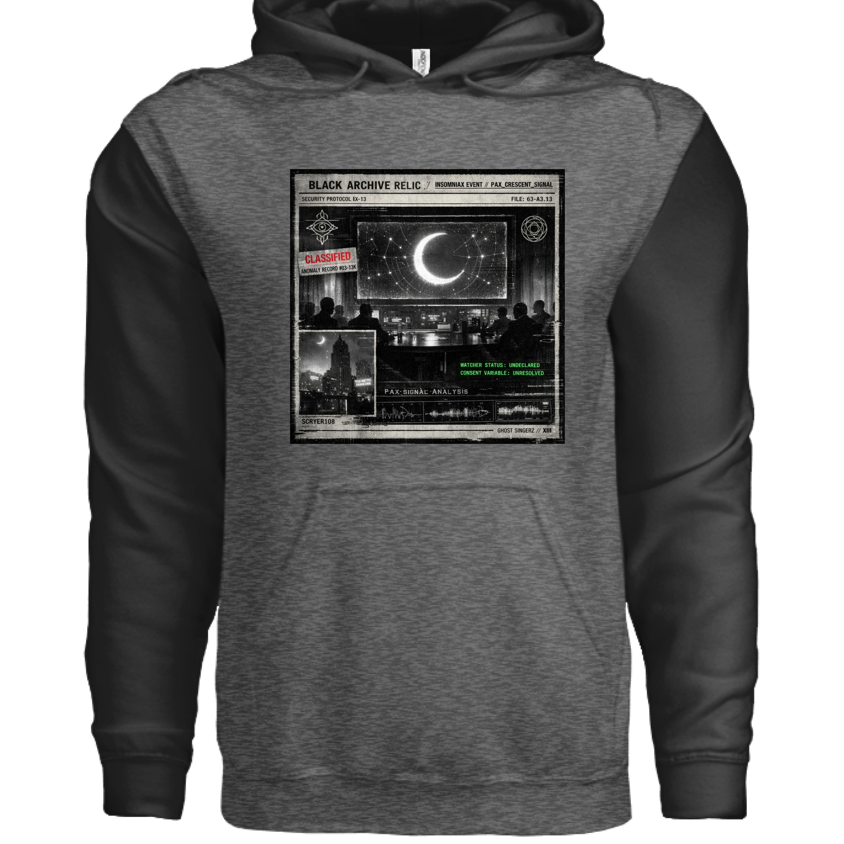 Charcoal Heather/ Black - FRONT