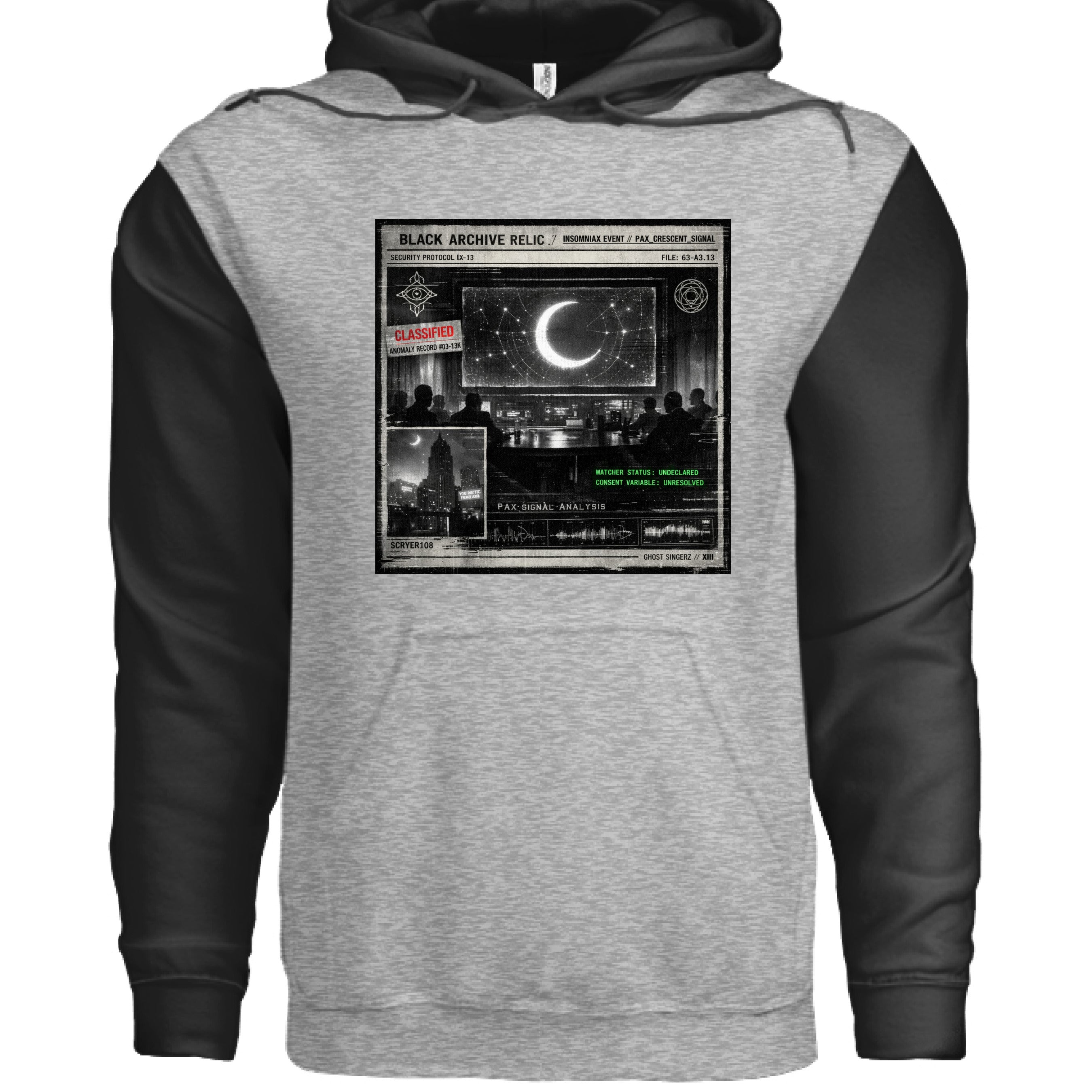 Grey Heather/ Black - FRONT
