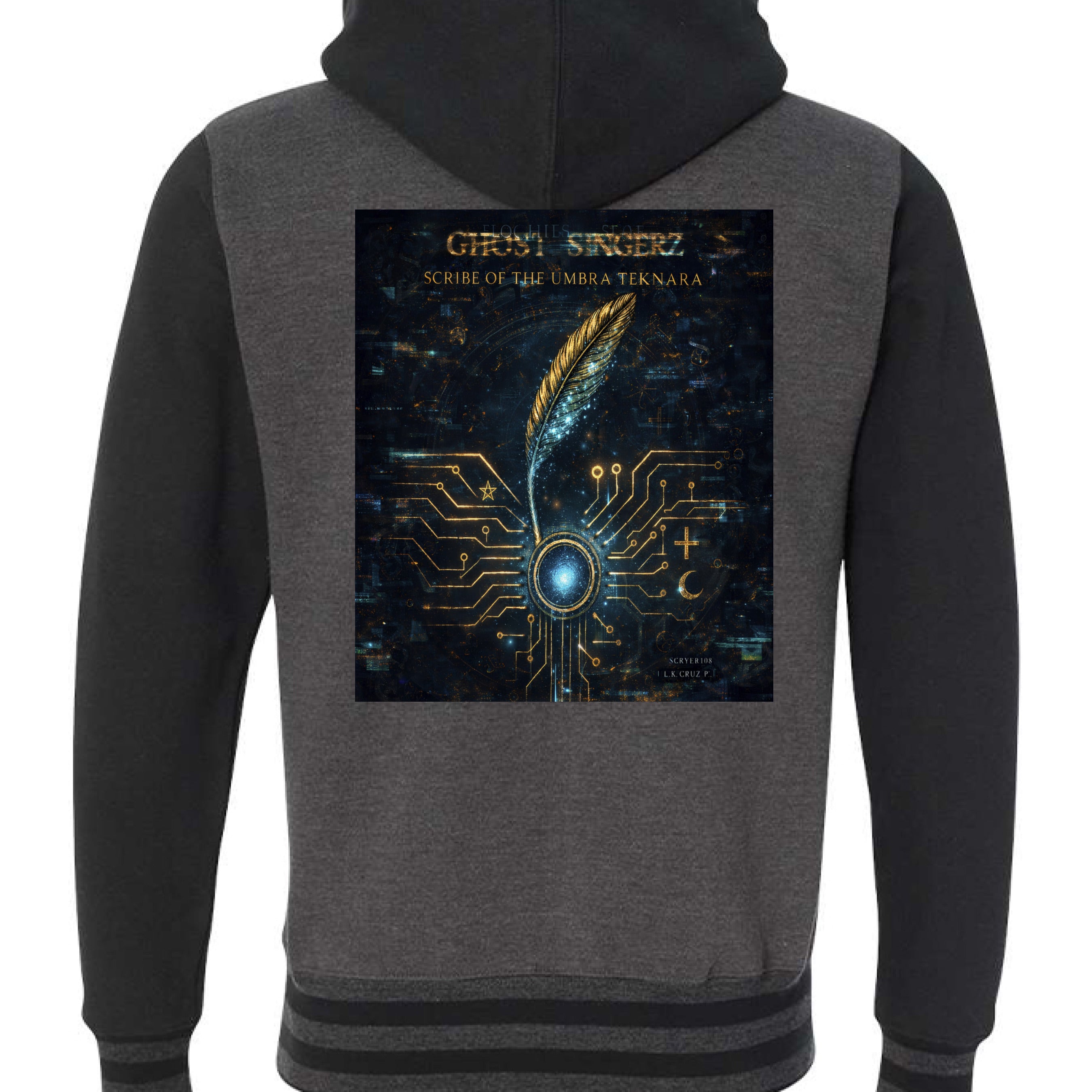 Charcoal Heather/ Black - BACK
