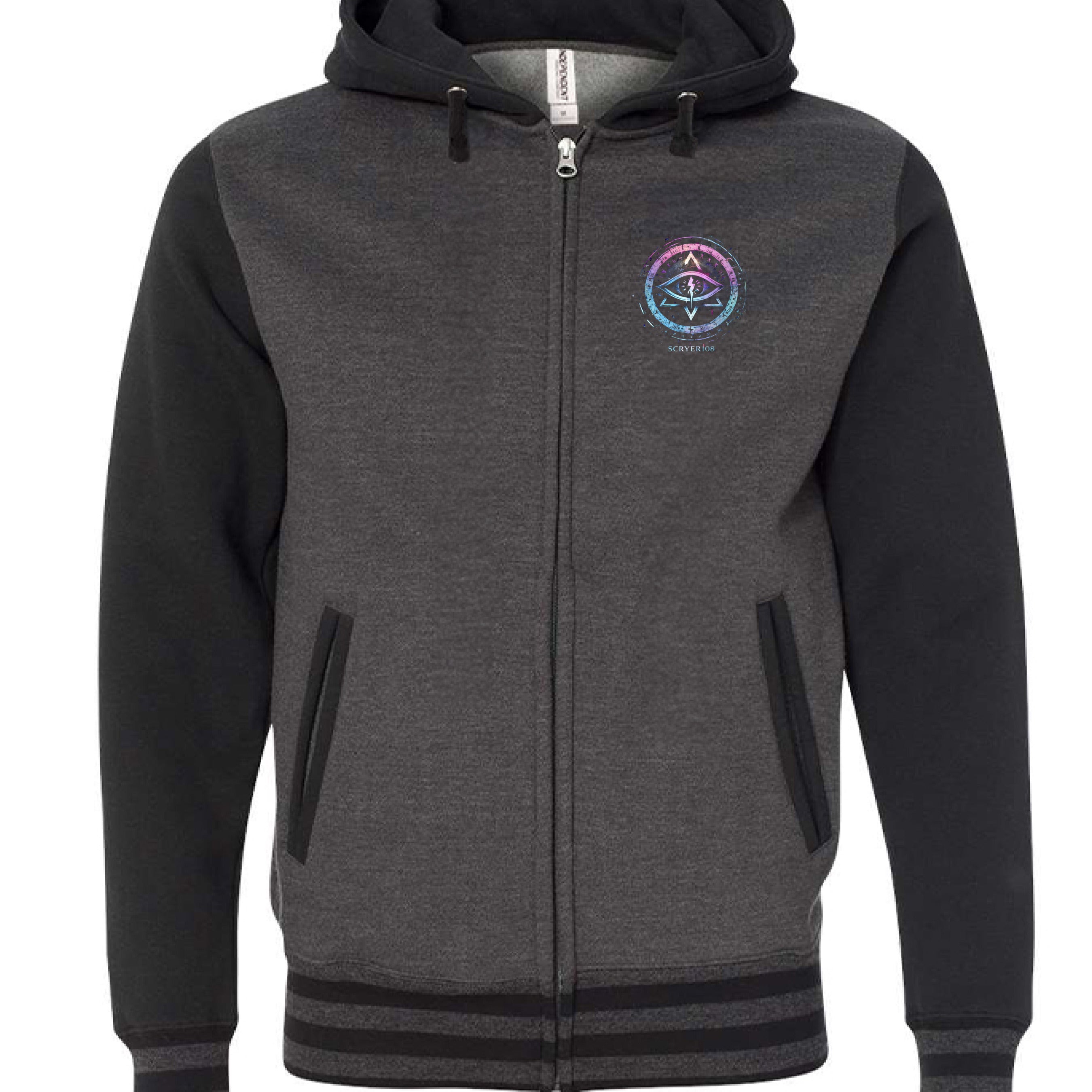 Charcoal Heather/ Black - FRONT