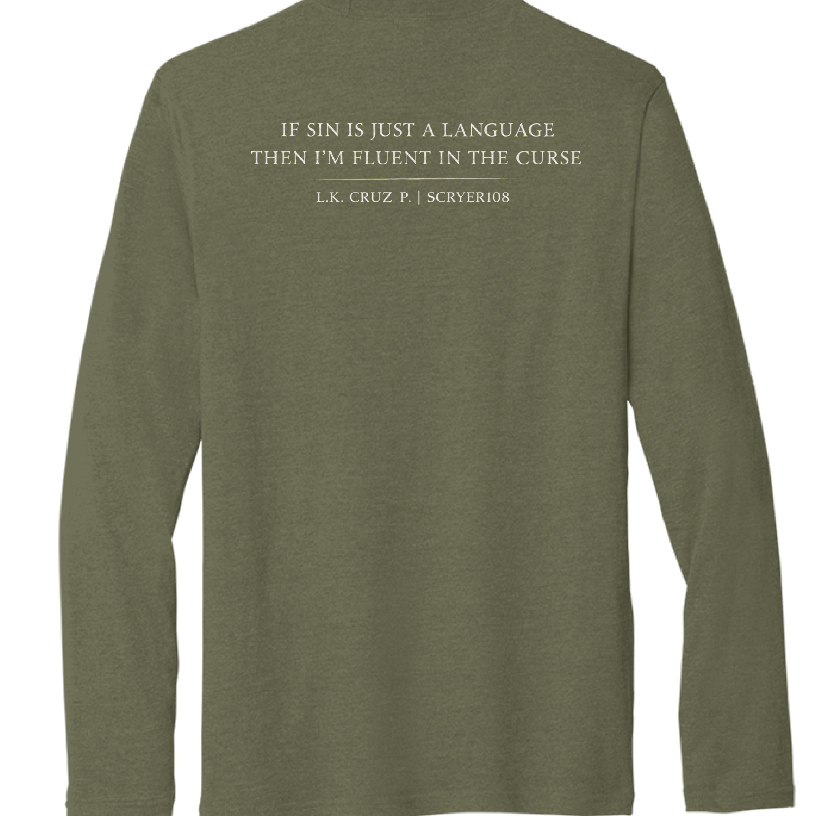 Military Green Heather - BACK