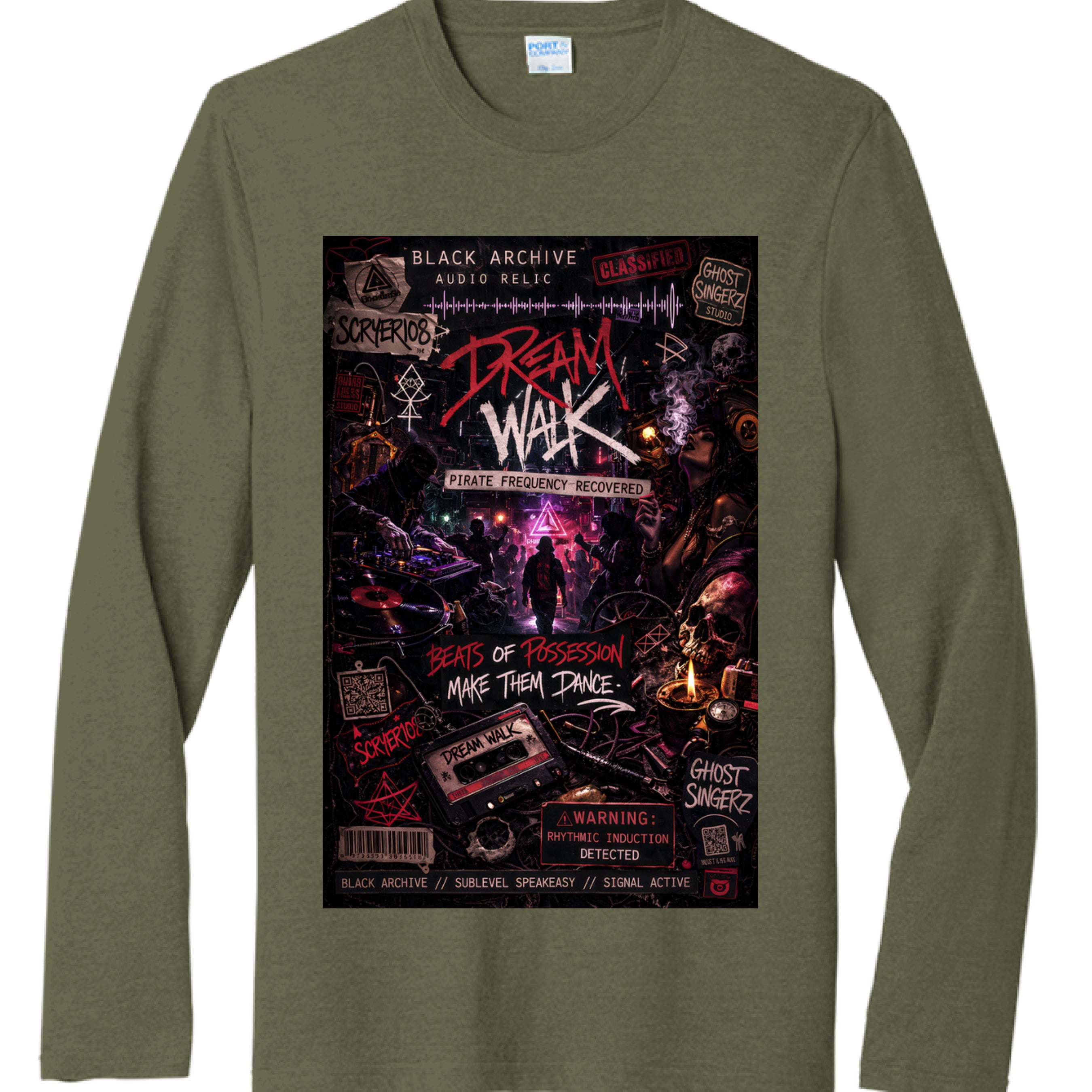 Military Green Heather - FRONT