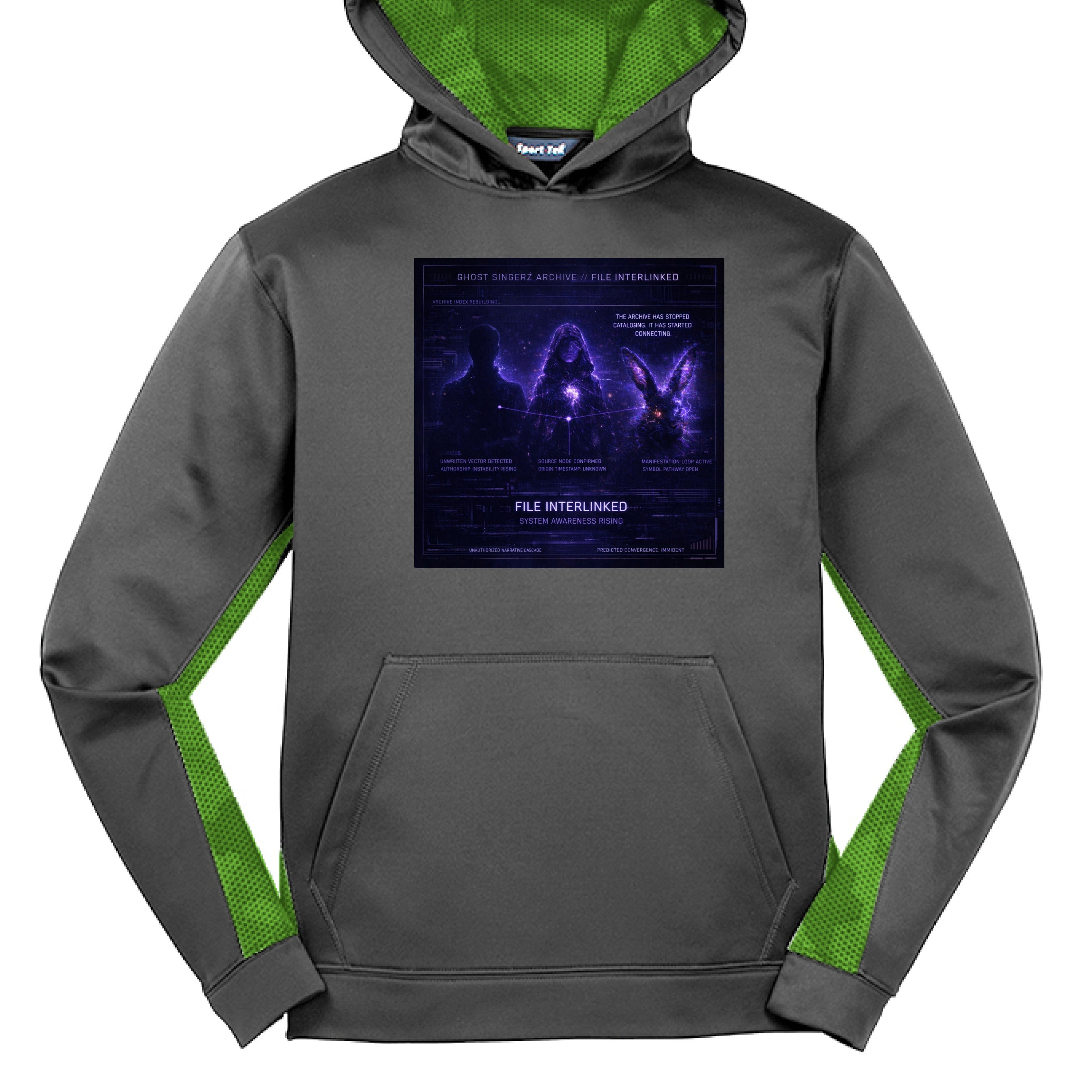 Dk Smk Gy/Lime - FRONT